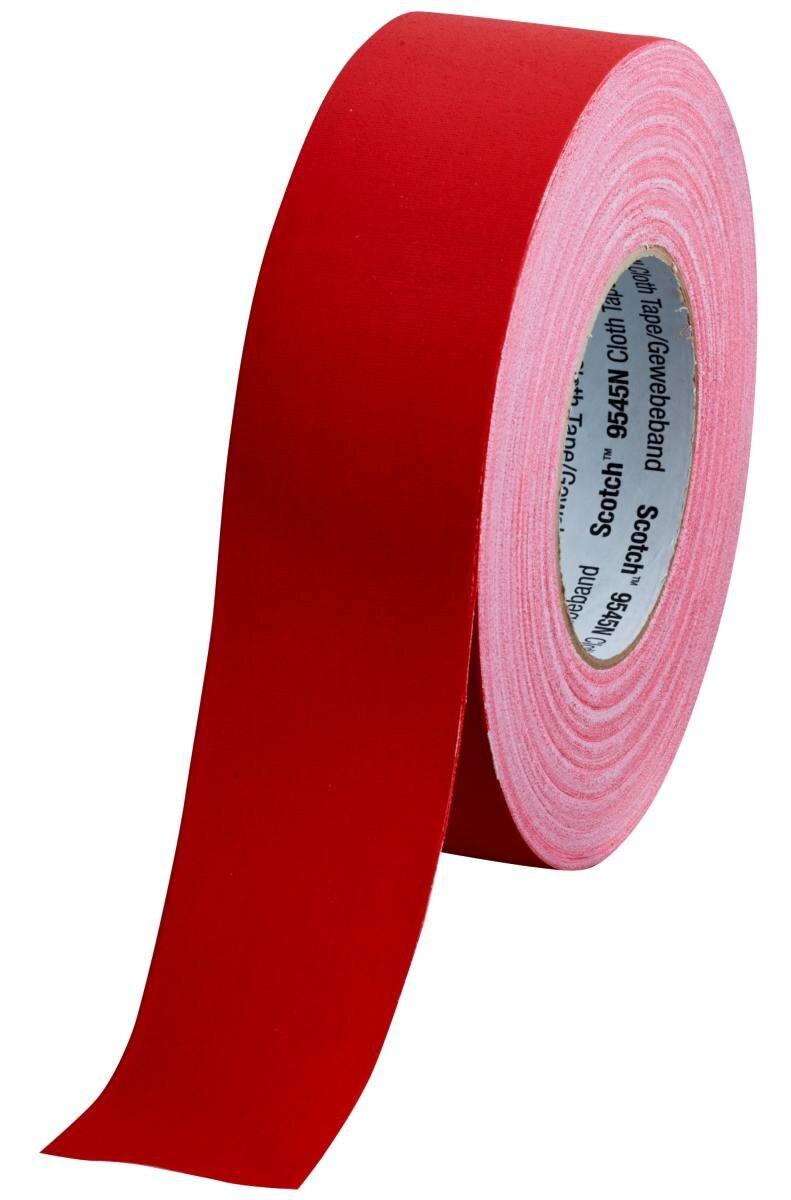3M Scotch 9545N Impregnated fabric tape, red, 50 mm x 50 m, 0.3 mm