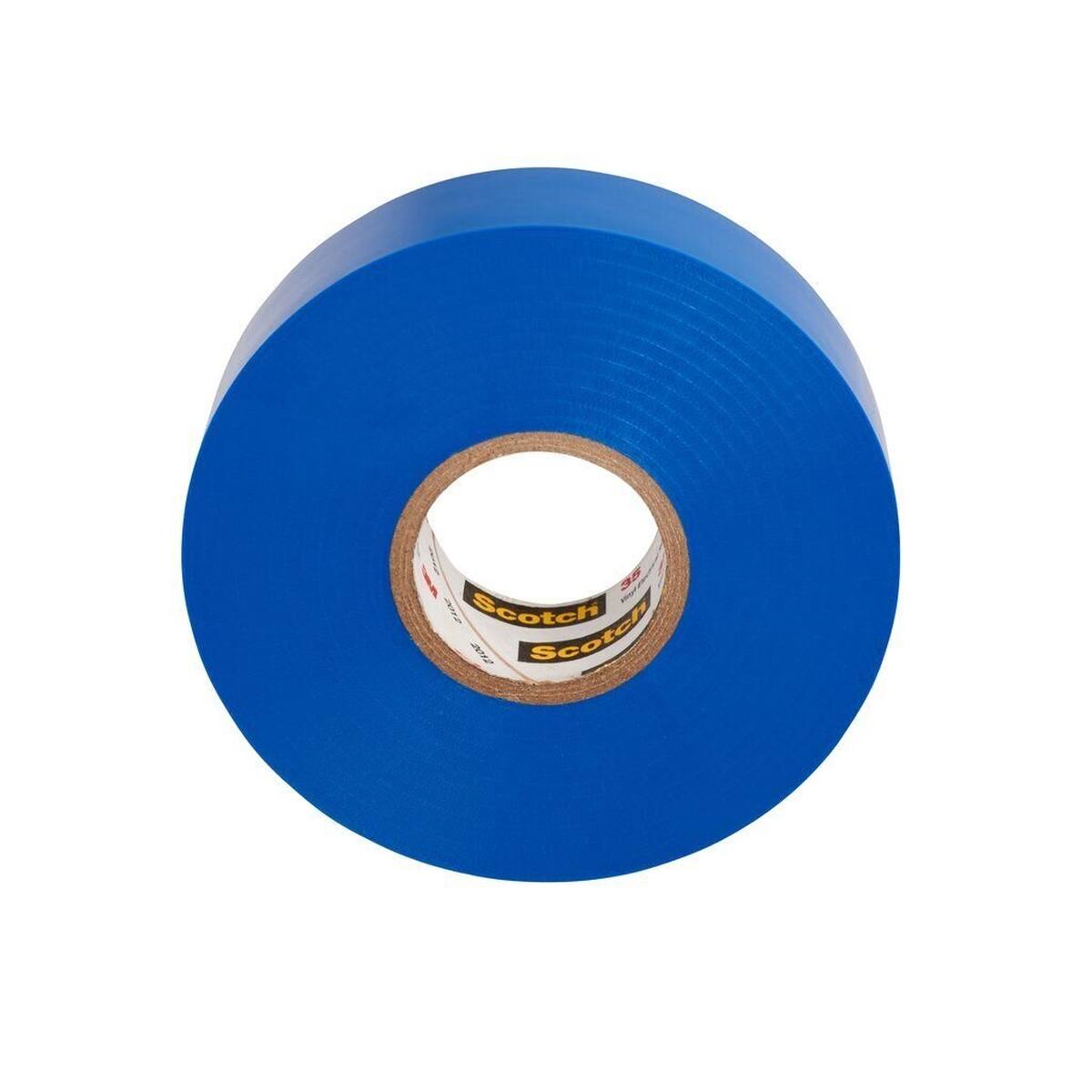3M Scotch 35 Vinyl ruban électrique isolant, bleu, 19 mm x 20 m, 0,18 mm