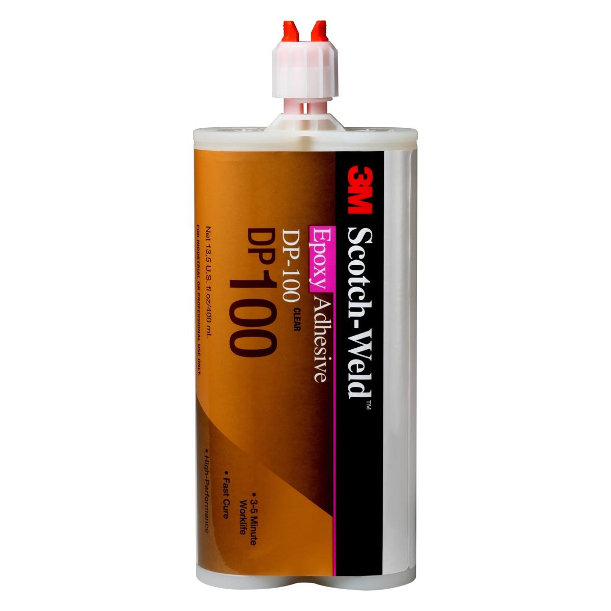 3M Scotch-Weld 2-component construction adhesive based on epoxy resin for the EPX System DP 100 Plus, transparent, 200 ml