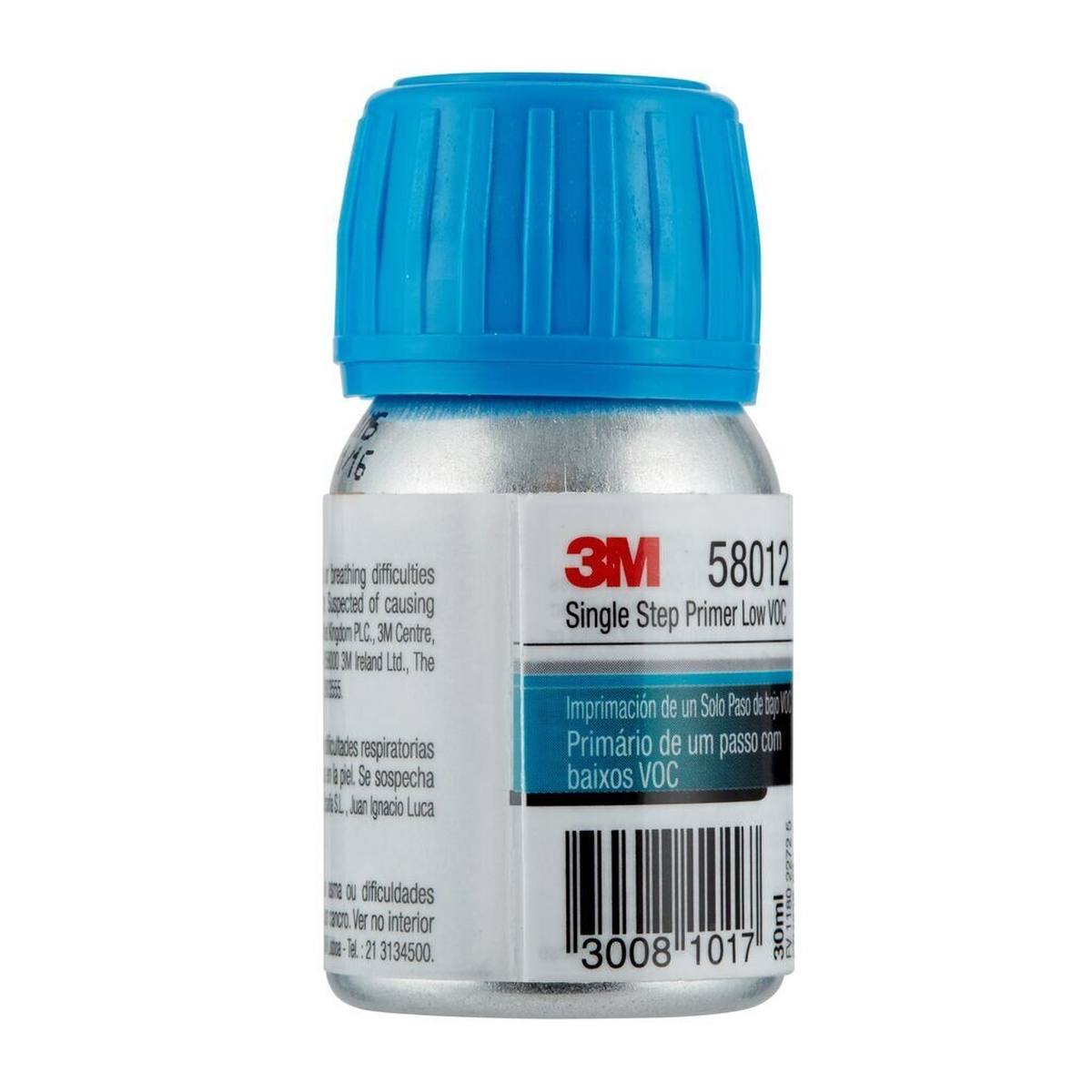 3M Primer, for ceramic glass edges, bare areas (steel, aluminium) or blank glass (untinted or tinted), 30 ml, black #58012