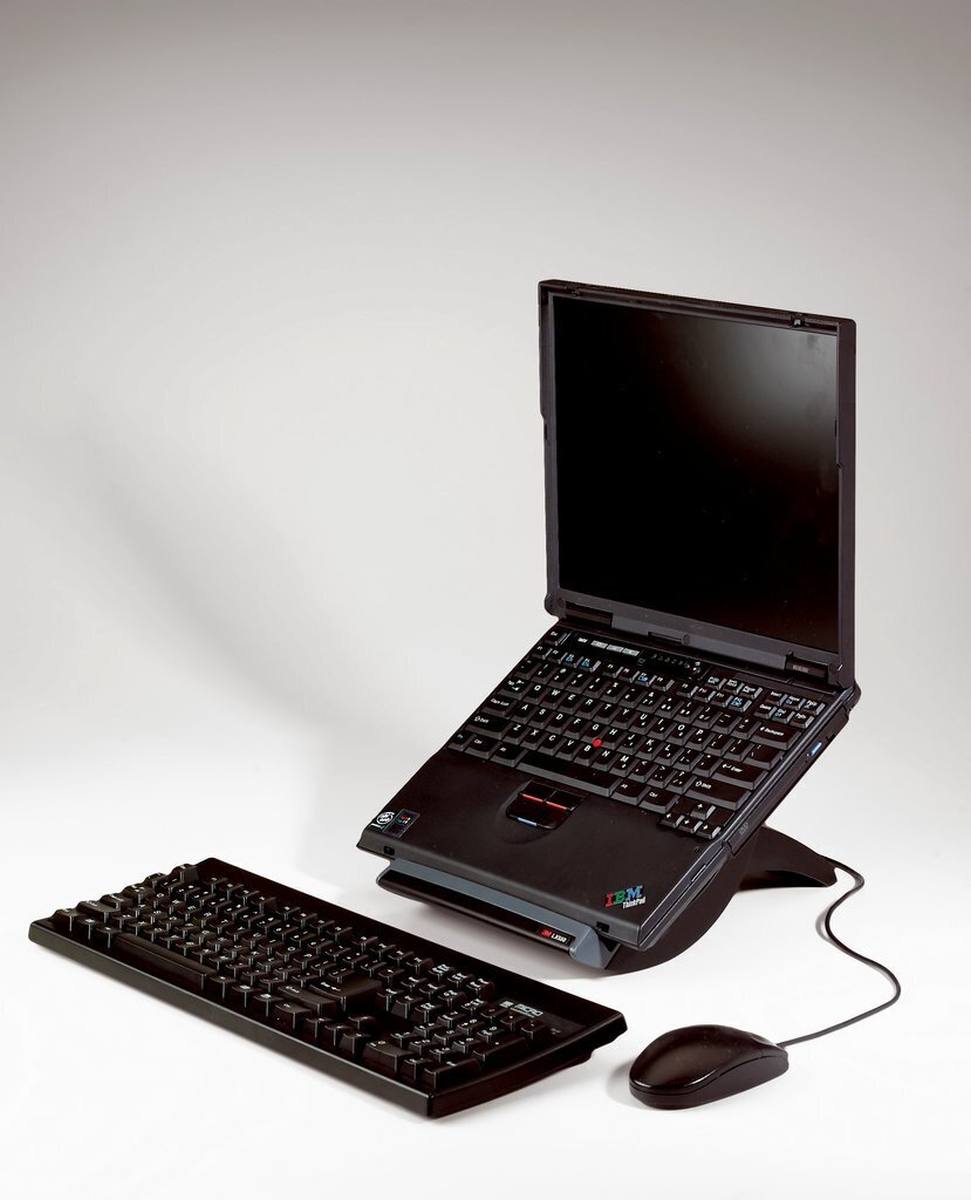 3M Support pour ordinateur portable LX550, 22,5 cm x 16,8 cm x 20,5 cm, noir, 1 pièce
