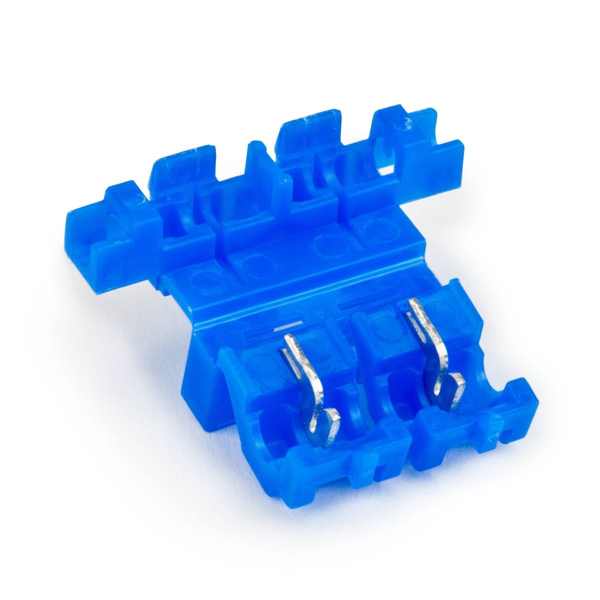 3M Scotchlok 972 Portafusibles plano, azul, 32 V, máx. 0,75 - 1,5 mm², 25 unidades / paquete