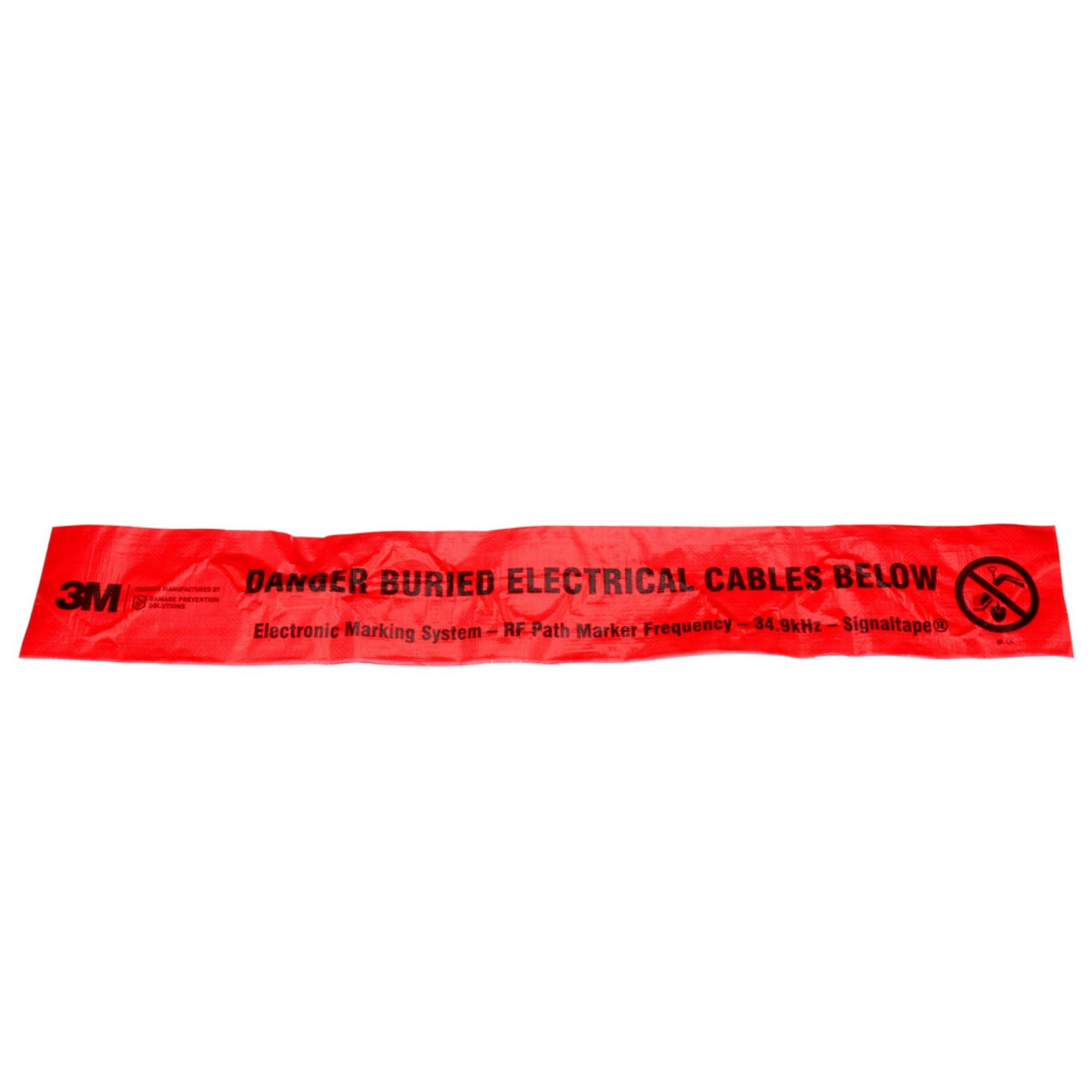 3M Electronic Marking System (EMS) warning marking tape 7902-XT, red, 152 mm, current, 152 m, 1 pack/packaging unit