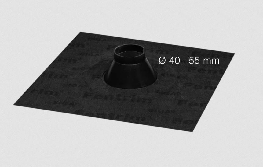 SIGA Fentrim manchet zwart diameter 40-55mm