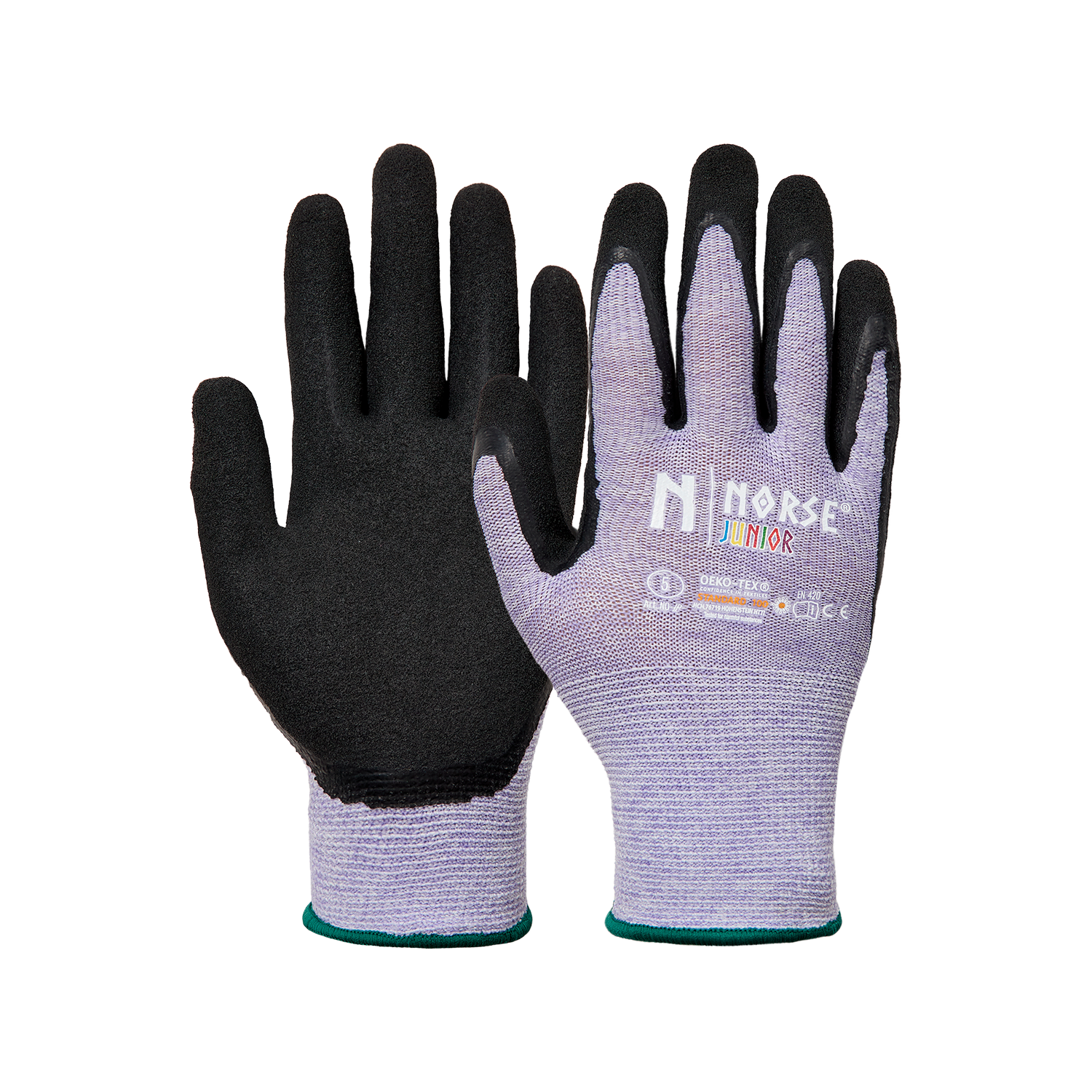 NORSE Junior Purple Kinder-Handschuhe Größe 4