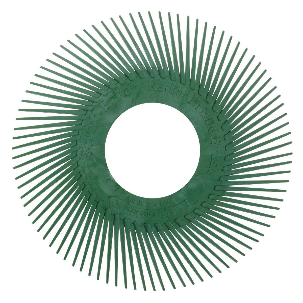 3M Scotch-Brite segmenti singoli radiali BB-ZB, verde, 152,4 mm, tipo A, confezione=40 pezzi