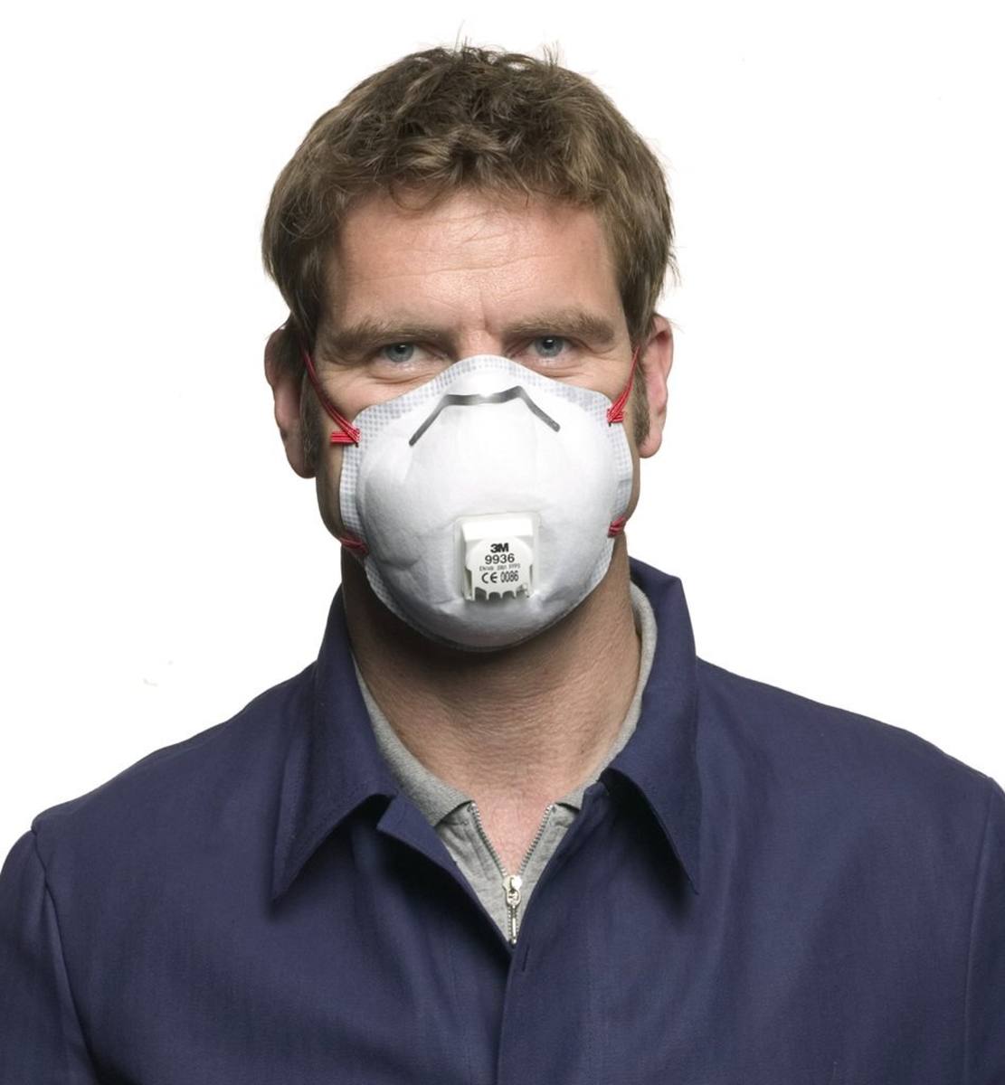 3M 9936 Special mask FFP3 R D with Cool-Flow exhalation valve, up to 30 times the limit value and against acid gases below the limit value