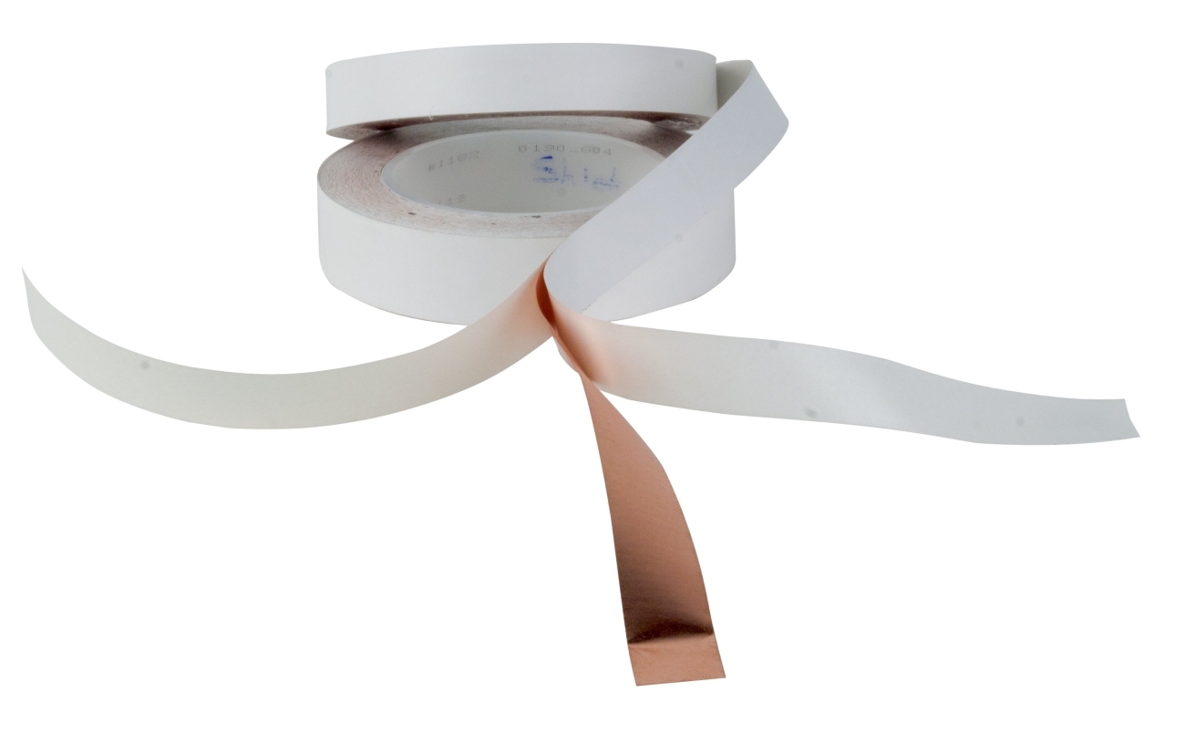 3M ET 1182 Copper foil, smooth, with conductive adhesive on both sides, copper, 584 mm x 16.5 m, 0.09 mm