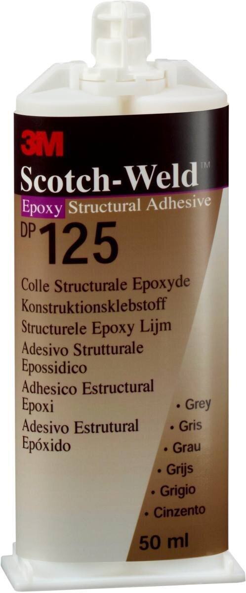 3M Scotch-Weld 2-component construction adhesive based on epoxy resin for the EPX System DP 125, gray, 400 ml