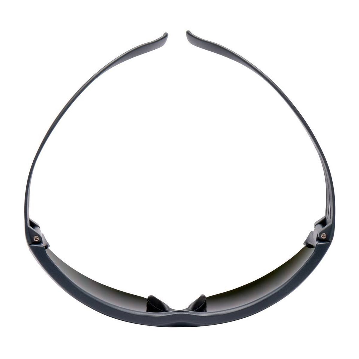 3M Gafas de protección SecureFit 600, patillas grises, tratamiento antirrayas, nivel de protección 5.0, SF650AS-EU