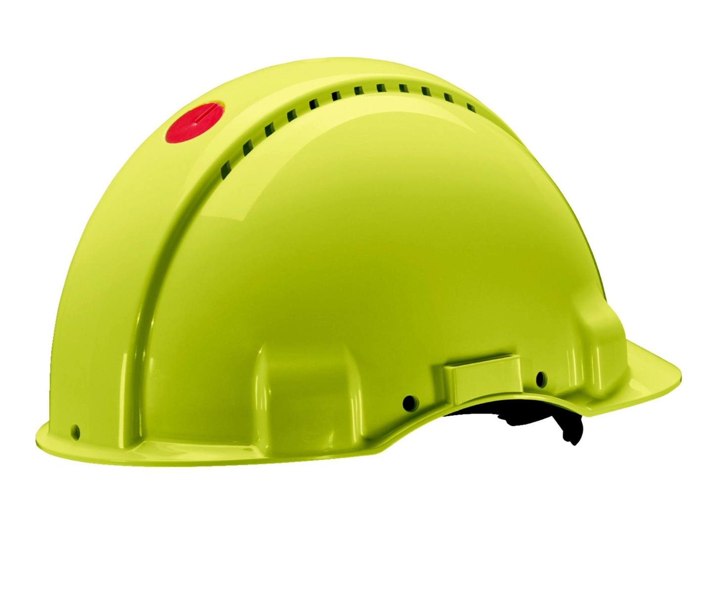 3M Safety helmet, Uvicator, ratchet fastening, non-ventilated, dielectric 1000 V, leather sweatband, warning colour, G3001MUV100V-GB