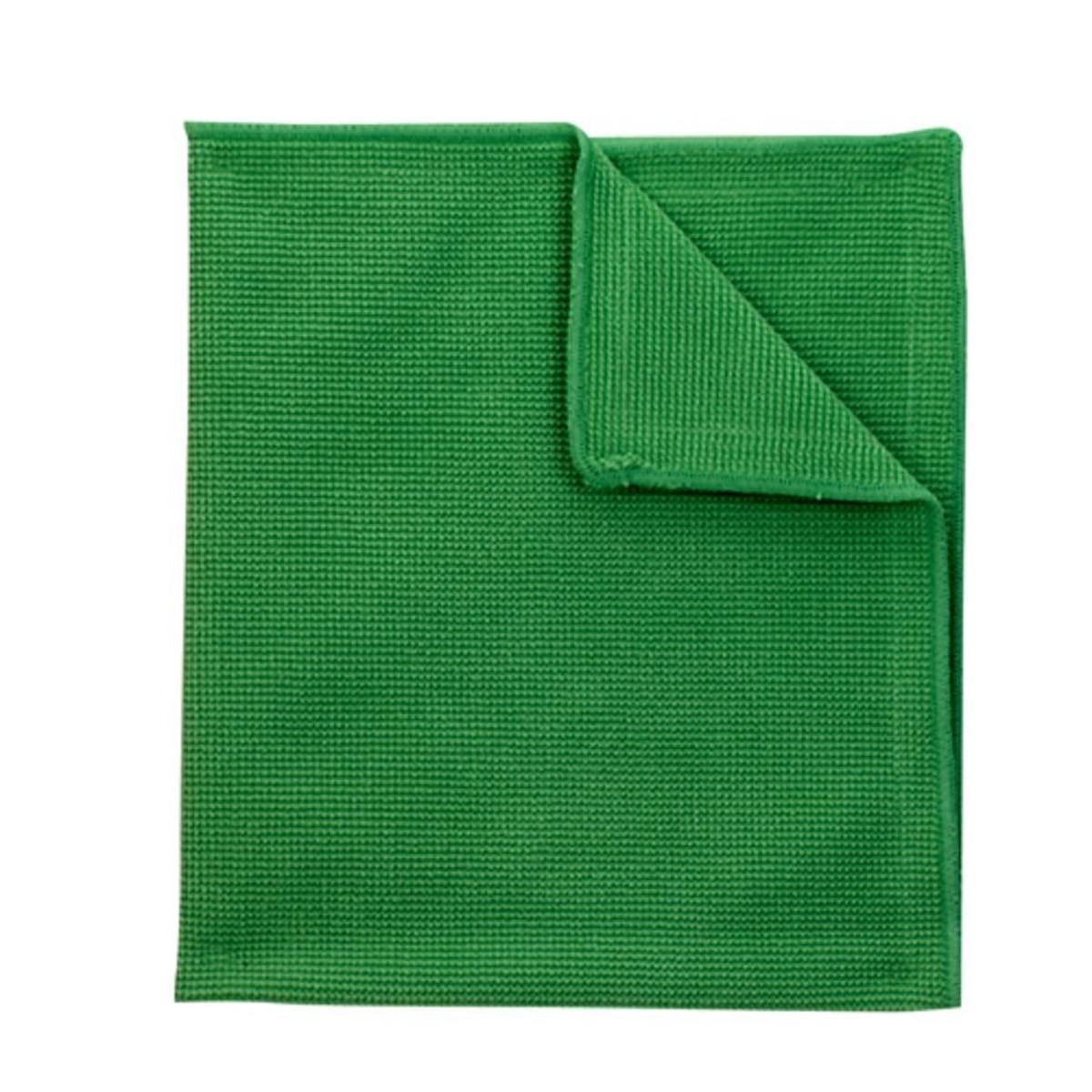 3M Scotch-Brite EssentEco microfibre cloth 2012, green, 360 mm x 360 mm