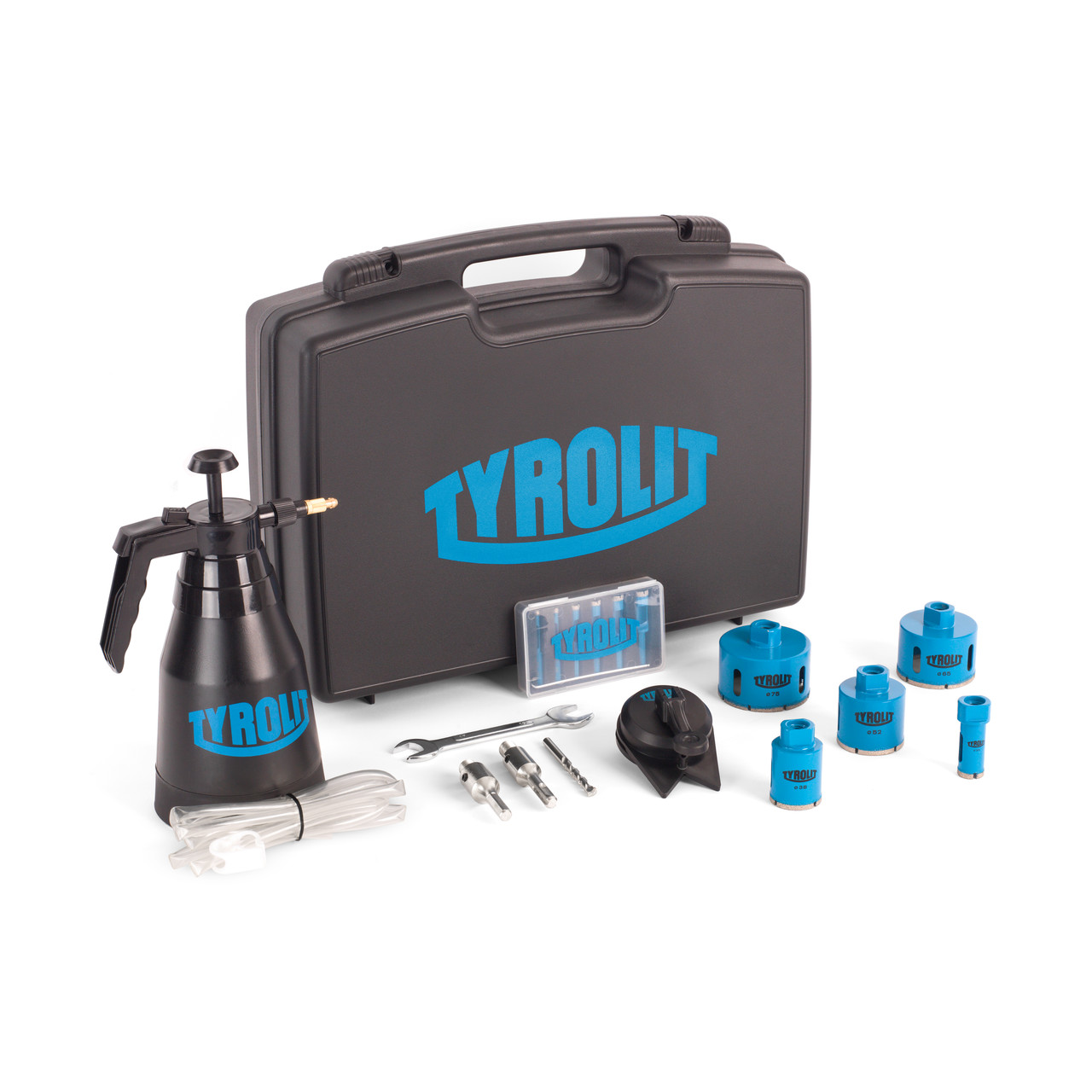 Tyrolit Tile drilling set XL DxTxY/AUFN 14x35xSET DDT for wet and dry use, mould: HOHLT, Art. 34245899