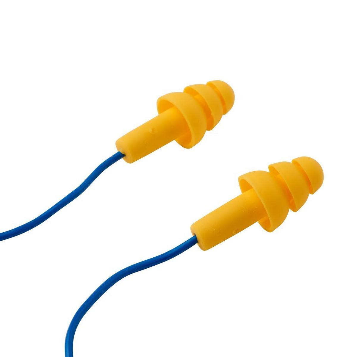 3M E-A-R Ultrafit avec cordon, paquet de coussins, jaune, SNR=32 dB, UF01000