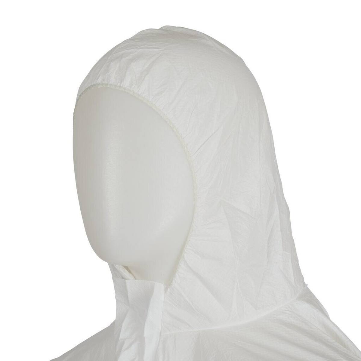 3M 4510 coverall, white, TYPE 5/6, size L, material microporous PE laminate, elastic band finish
