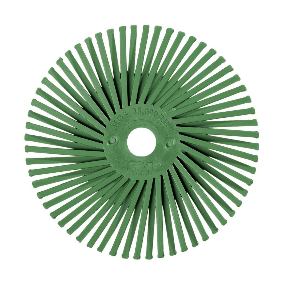 3M Scotch-Brite Segmentos simples radiales RB-ZB, verde, 76,2 mm, P50, tipo A #24279