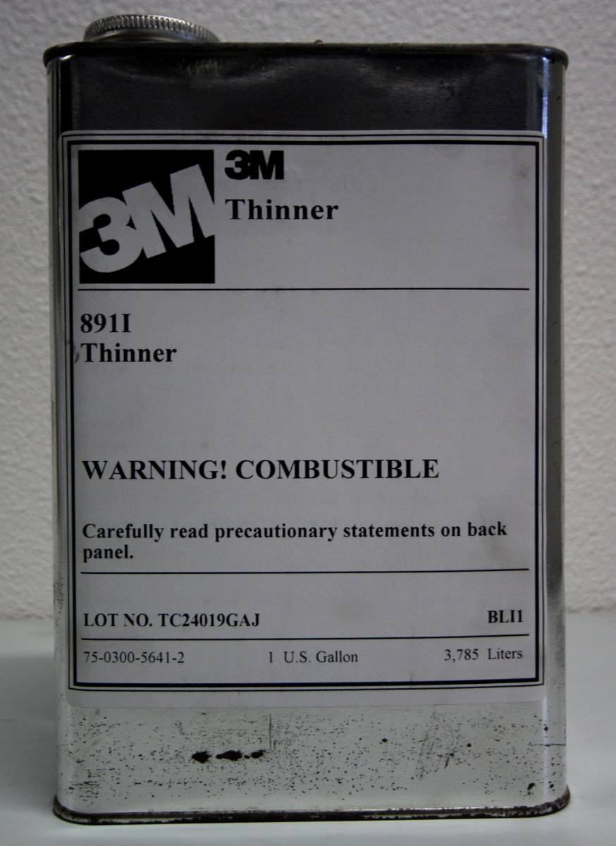 3M Thinner 891i, transparent, 3.78 l