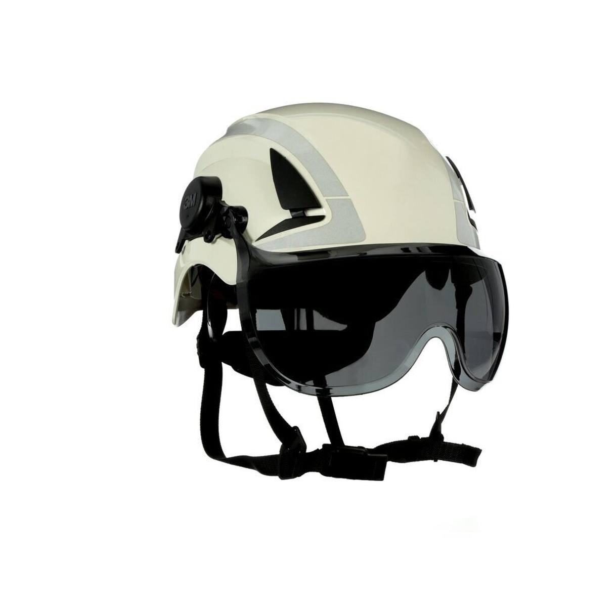 3M visera corta X5-SV02-CE para cascos de seguridad X5000 y X5500, gris, revestimiento antivaho y antirrayas, policarbonato