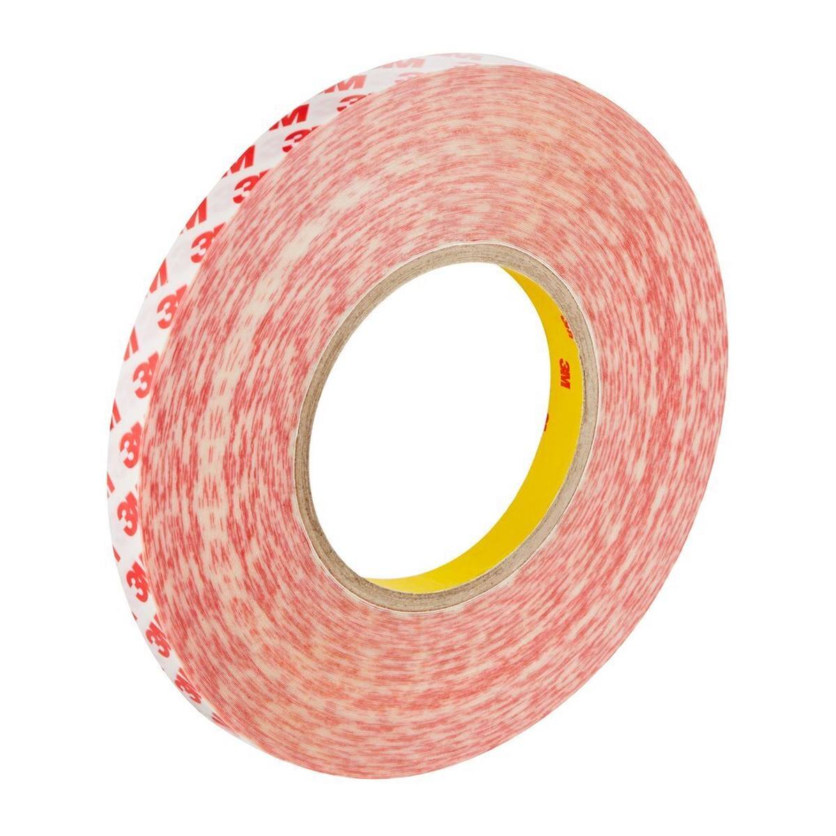 3M Double-sided adhesive tape with polyester backing GPT-020F, transparent, 19 mm x 50 m, 0.202 mm