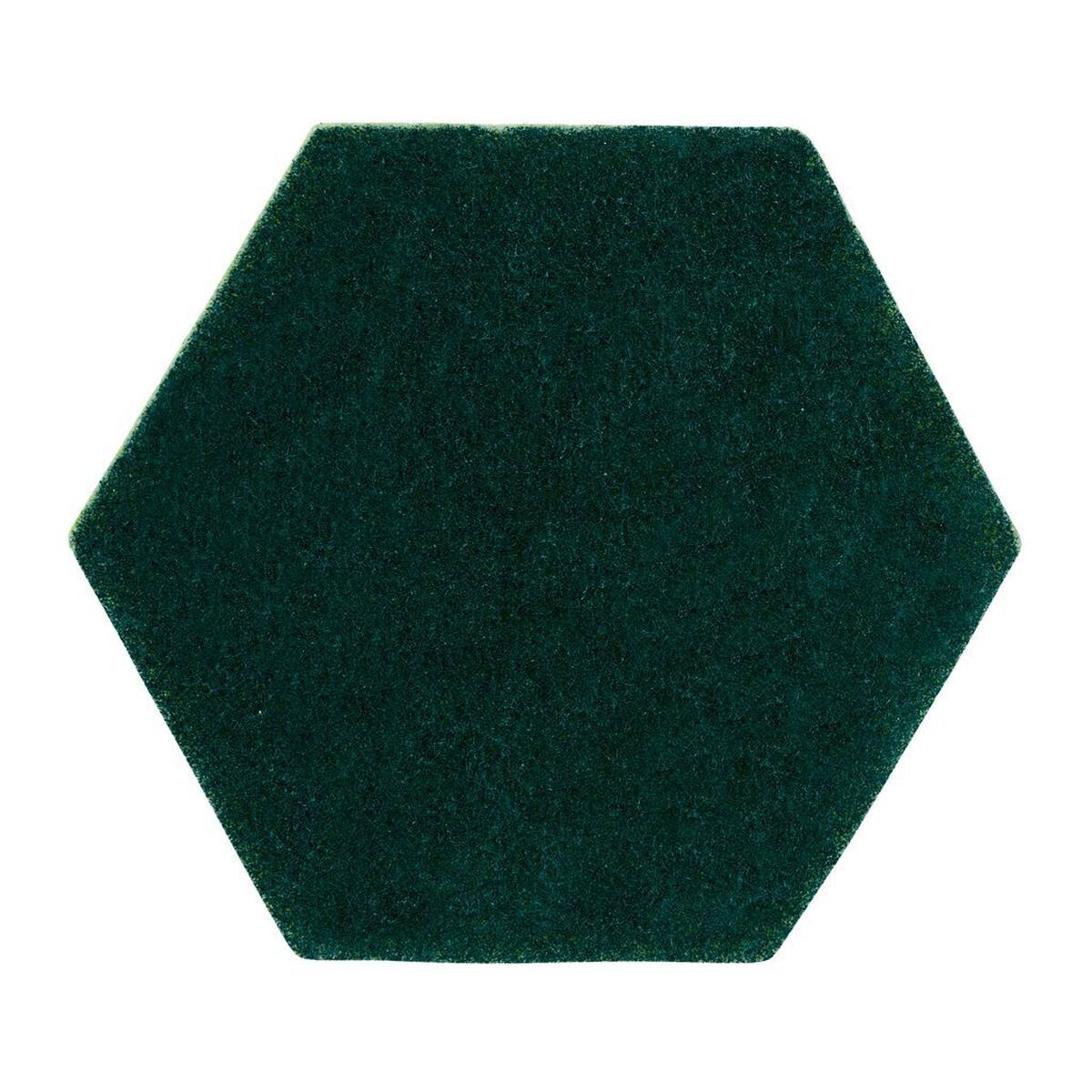 3M Scotch-Brite pad à main 2 en 1 96HEX, vert/jaune, 147 mm x 127 mm