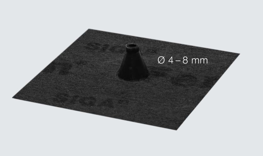 SIGA Fentrim Manschette schwarz Durchmesser 4-8mmm