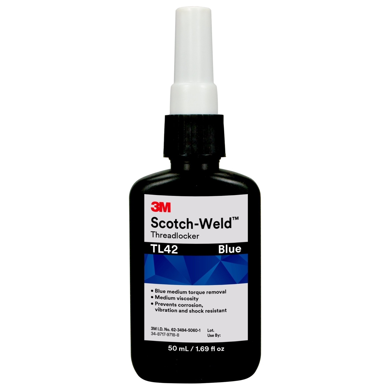 3M Scotch-Weld Adhesivo anaeróbico para bloqueo de tornillos TL42, 250 ml