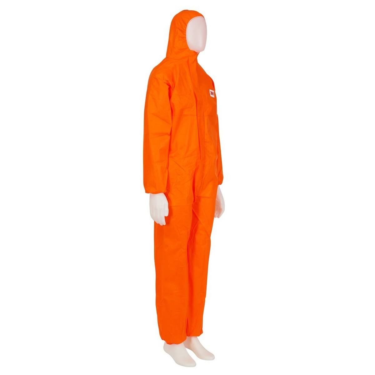 3M 4515O Protective suit, orange, TYPE 5/6, size 2XL, material SMMS low-lint, elasticated cuffs