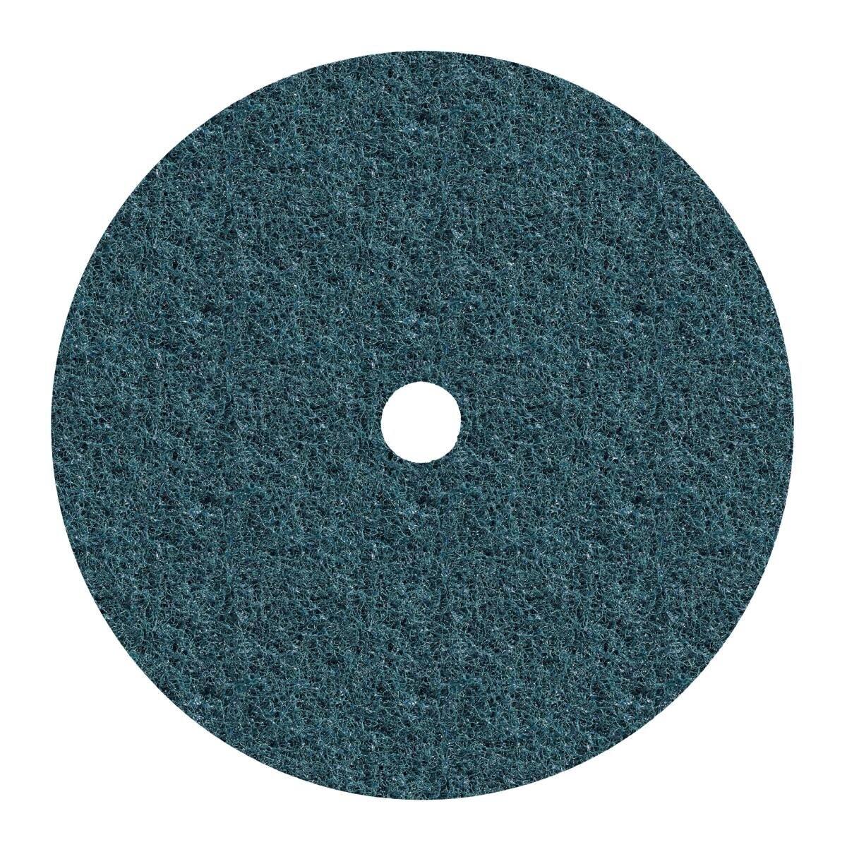 3M Scotch-Brite Non-woven disc SC-DH with centring, blue, 115 mm, 22 mm, A, very fine 60983