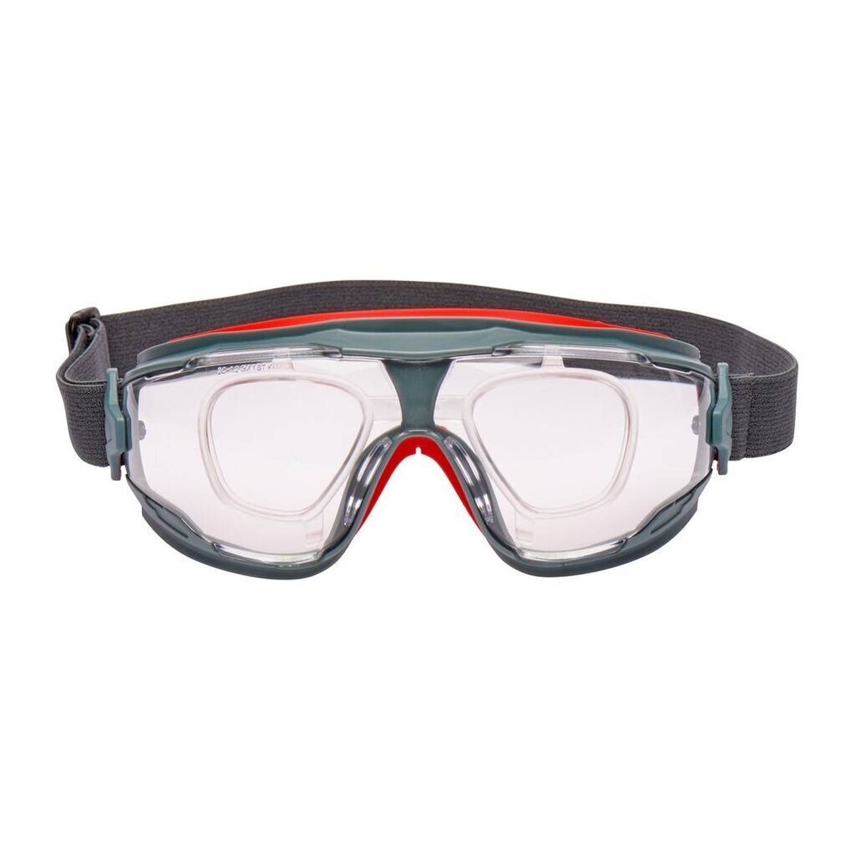 3M GoggleGear 500 full vision goggles GG501V, clear lens, Scotchgard anti-fog, UV