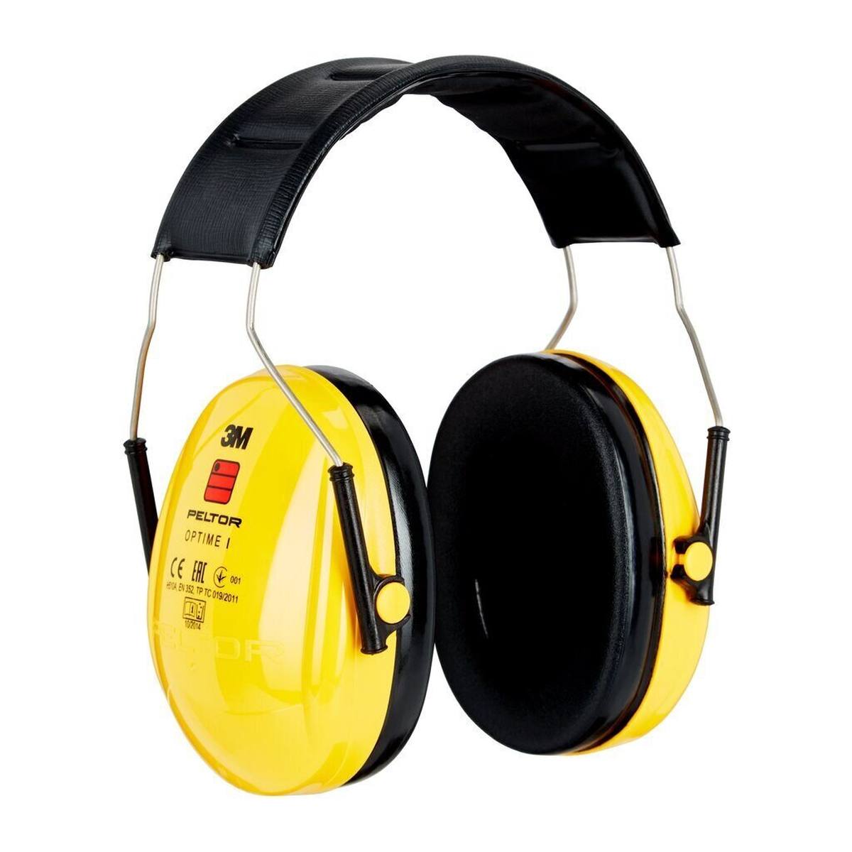 3M PELTOR Optime I ear muffs, headband, yellow, SNR=27 dB, H510A