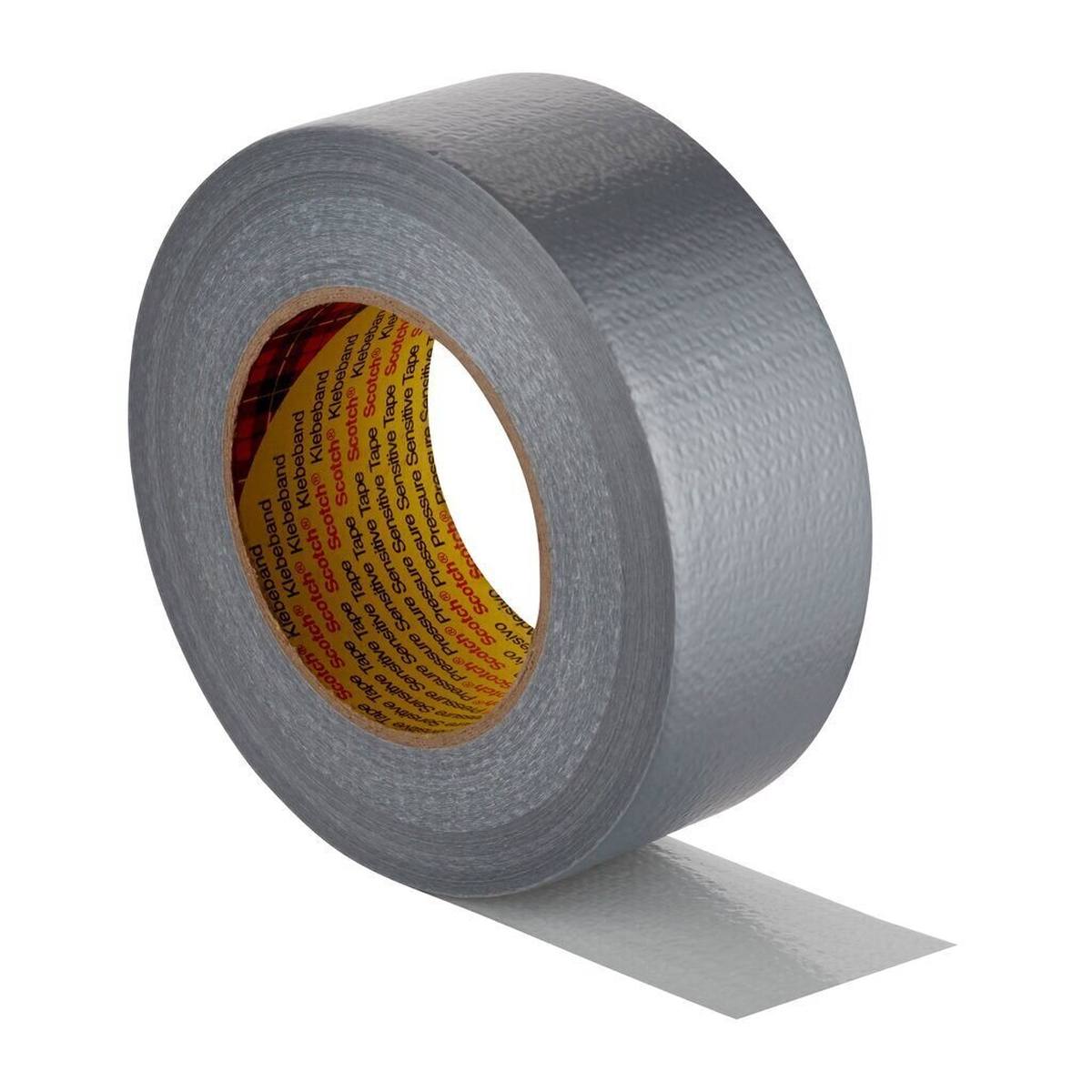 3M Fabric adhesive tape 2904, silver, 48mm x 50m, 0.19mm