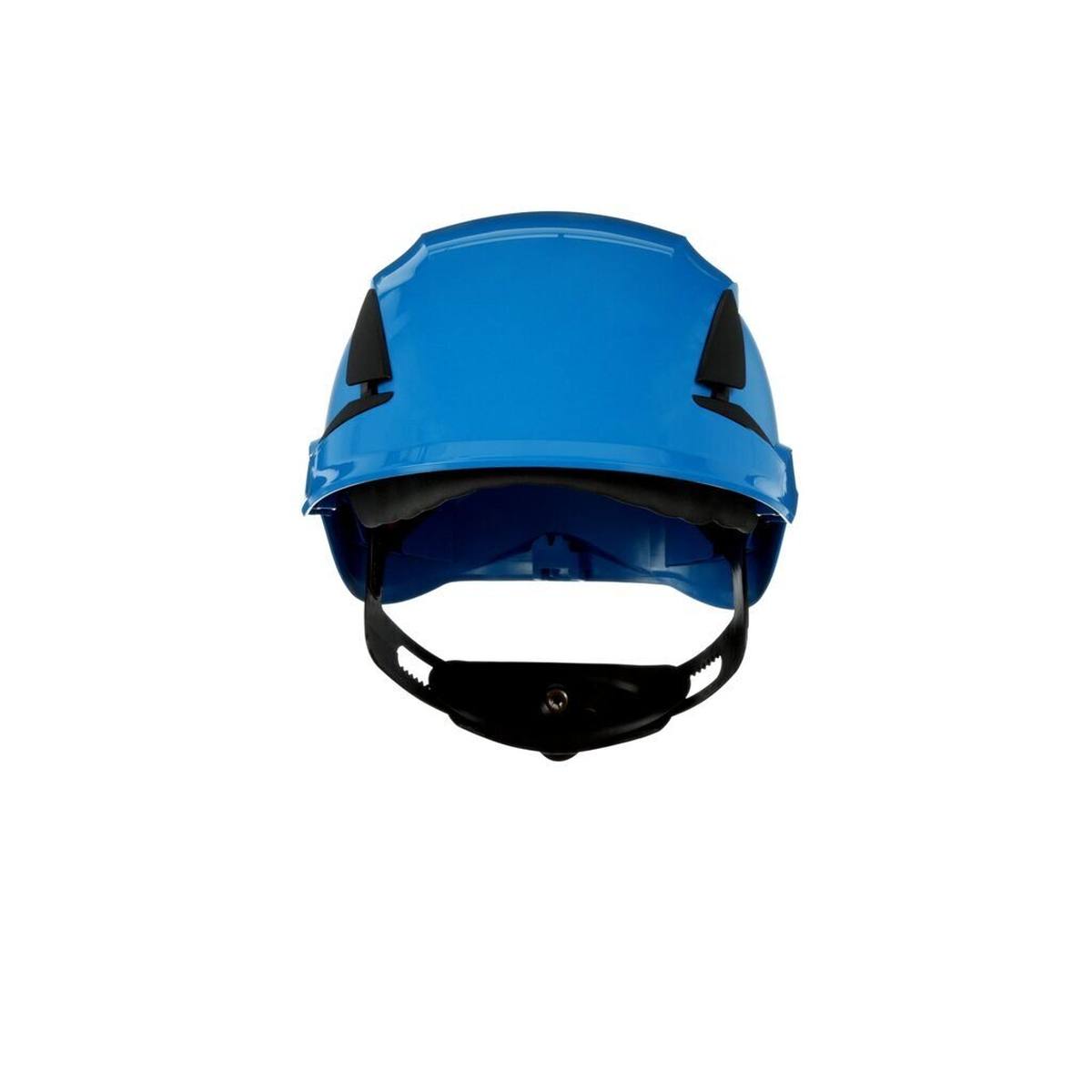 3M SecureFit safety helmet, X5503NVE-CE, blue, non-ventilated, CE