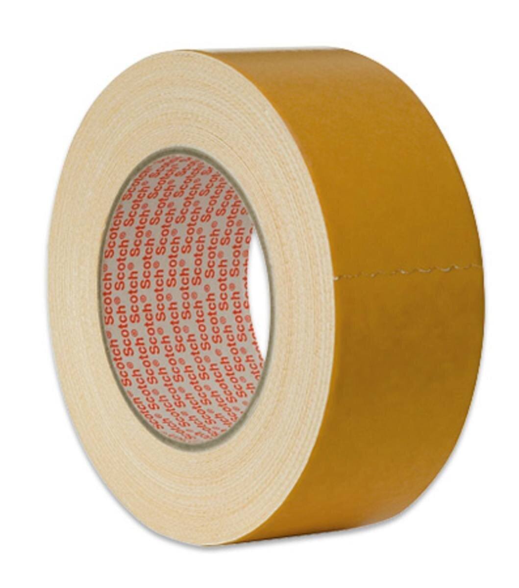 3M Double-sided adhesive tape with polypropylene backing 9195, yellow, 25 mm x 25 m, 0.13 mm
