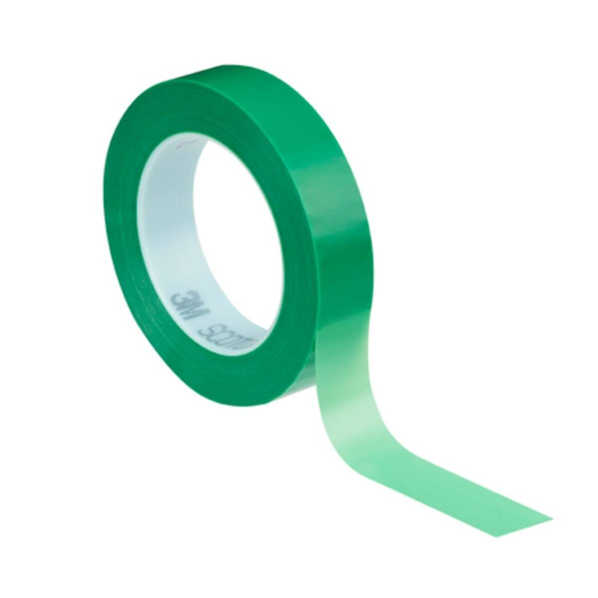 3M Cinta adhesiva de poliéster de alta temperatura 851, verde, 38,1 mm x 66 m, 101,6 Âµm