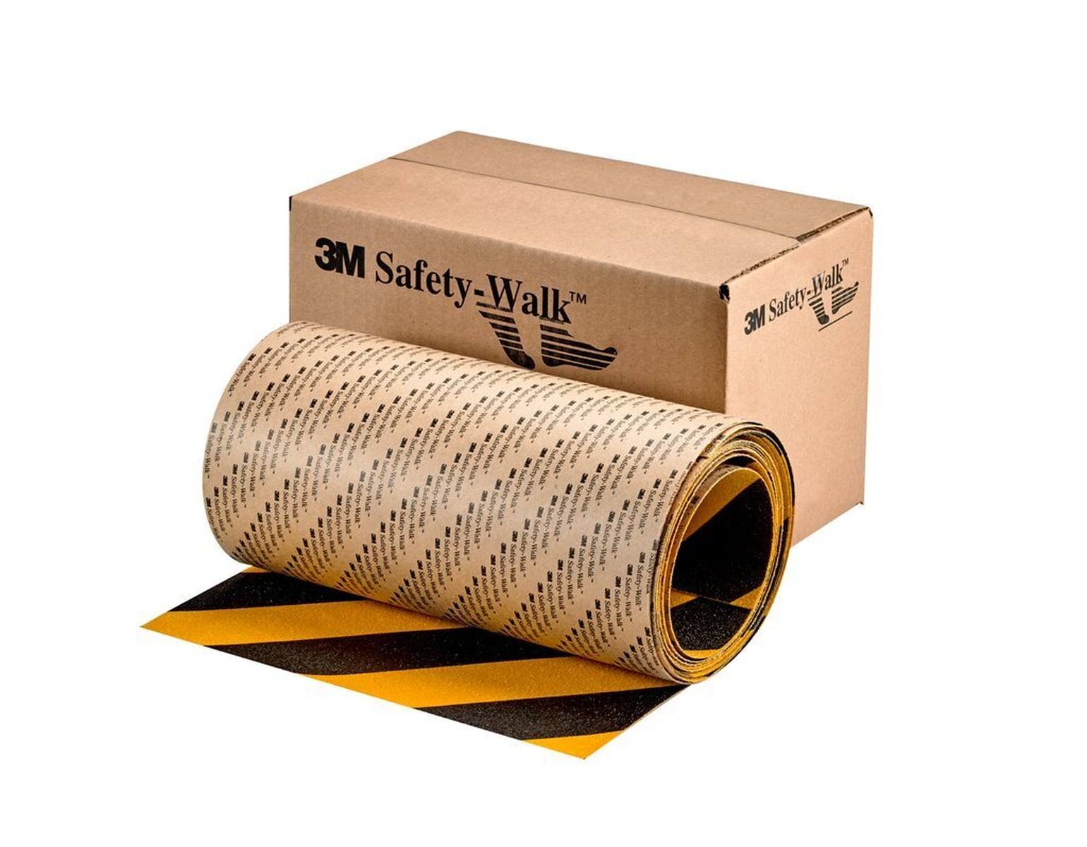 3M Safety-Walk Tipo 1 "Universal 613" 100mmx18, 3M nero / giallo #SW1SG100