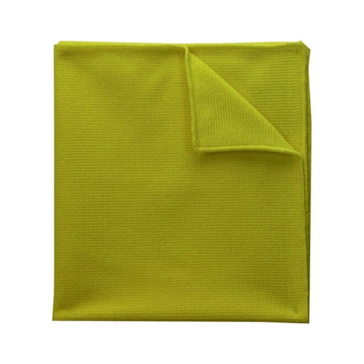 3M Scotch-Brite EssentEco microfibre cloth 2012, yellow, 360 mm x 360 mm