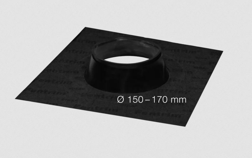SIGA Fentrim Manschette schwarz Durchmesser 150-170mm