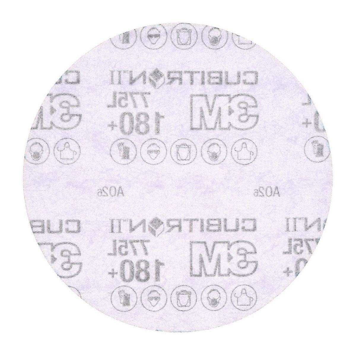 3M Cubitron II Hookit film disc 775L, 150 mm, 180+, unperforated #744492