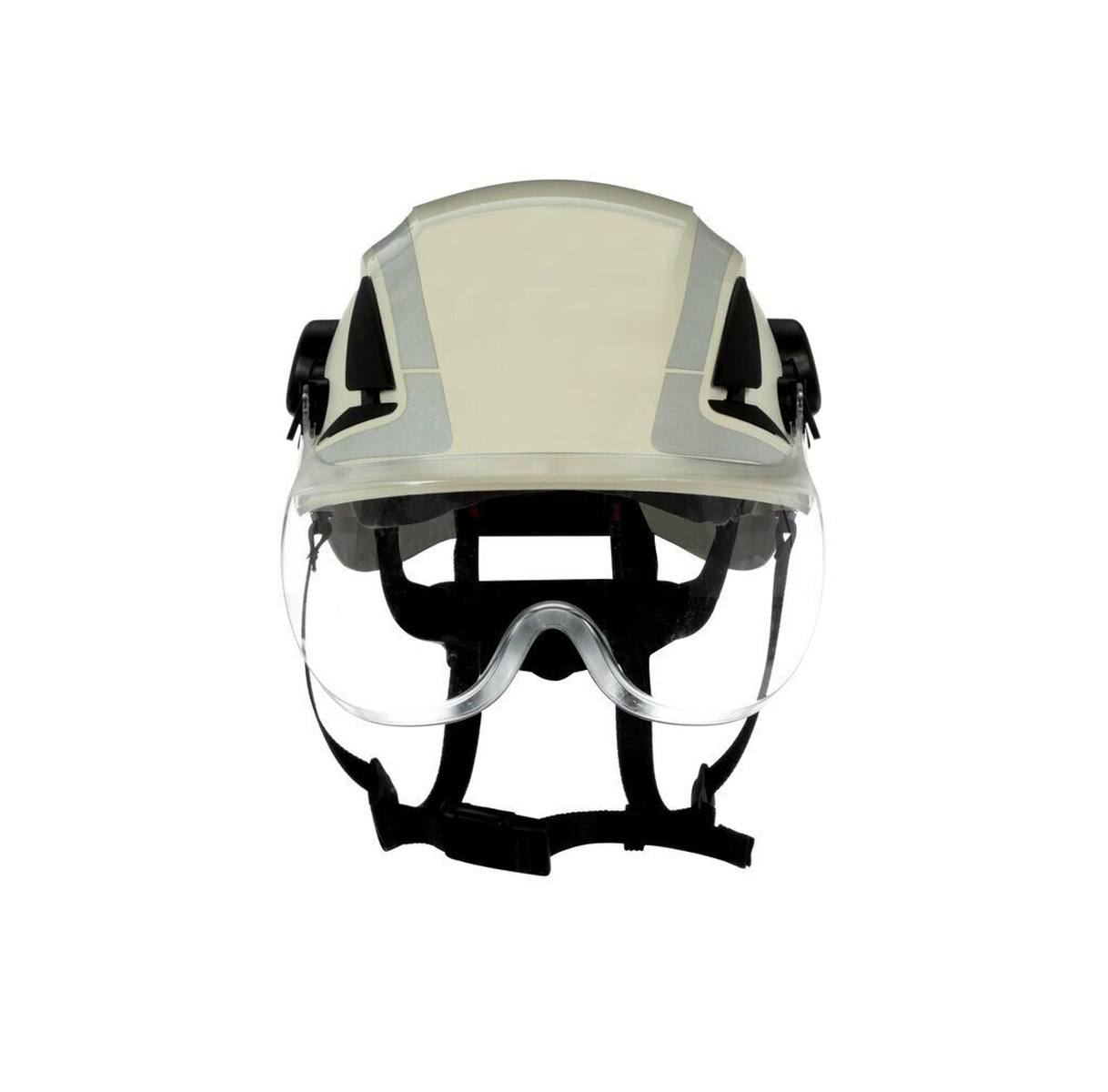 3M short visor X5-SV01-CE for safety helmets X5000 and X5500, transparent, anti-fog and anti-scratch coating, polycarbonate