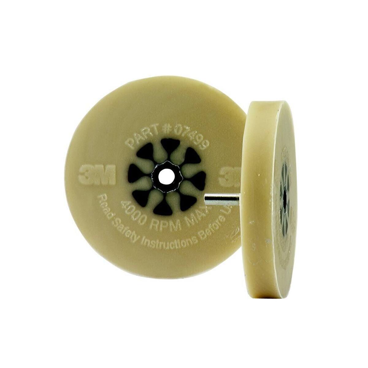 3M Scotch-Brite Radial disc with mounting shaft, 101.2mm, 07498