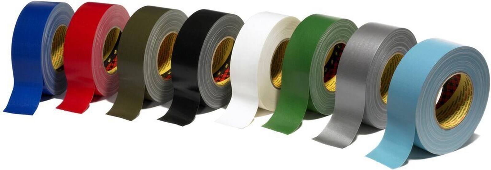 3M 389 Fabric tape, 19 mm x 50 m, silver