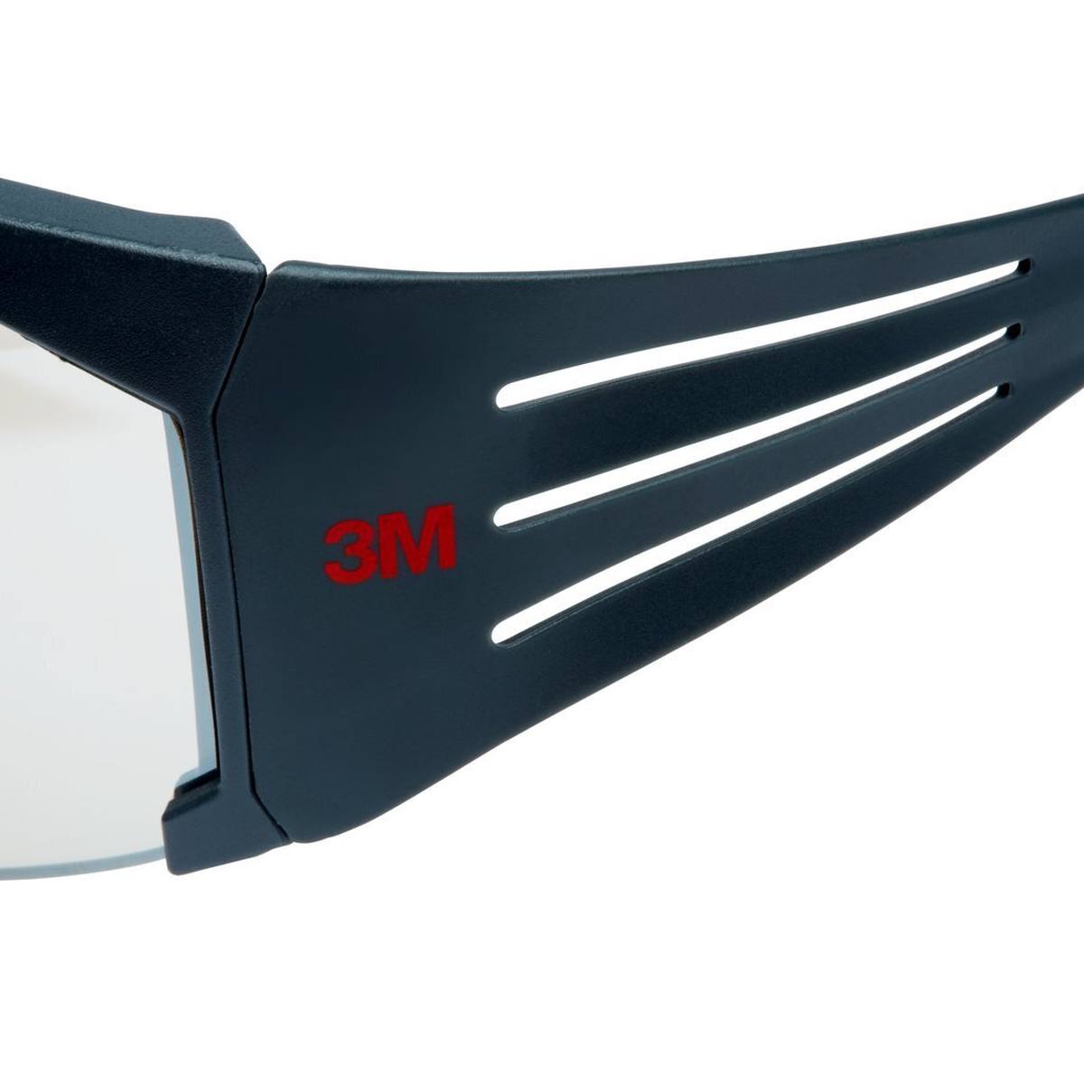3M SecureFit 600 safety spectacles, grey temples, anti-scratch coating, mirrored lens for indoor/outdoor use, SF610AS-EU