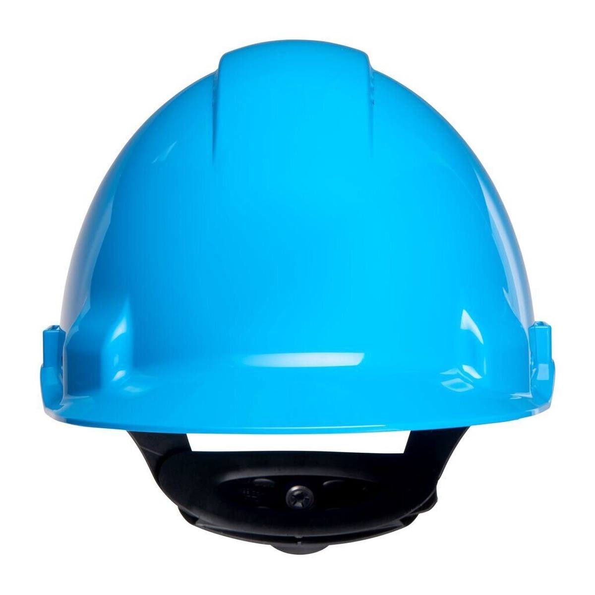 3M Casco de seguridad G3000 G30NUB en azul, ventilado, con uvicator, trinquete y correa de soldadura de plástico