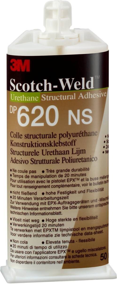 3M Scotch-Weld Adhésif de construction à 2 composants à base de polyuréthane pour le système EPX DP 620 NS, noir, 400 ml