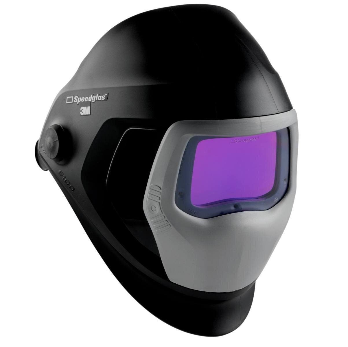 3M Speedglas Masque de soudure 9100 avec fenêtre latérale et 9100XXi ADF (filtre et écran thermique argentés) #501826