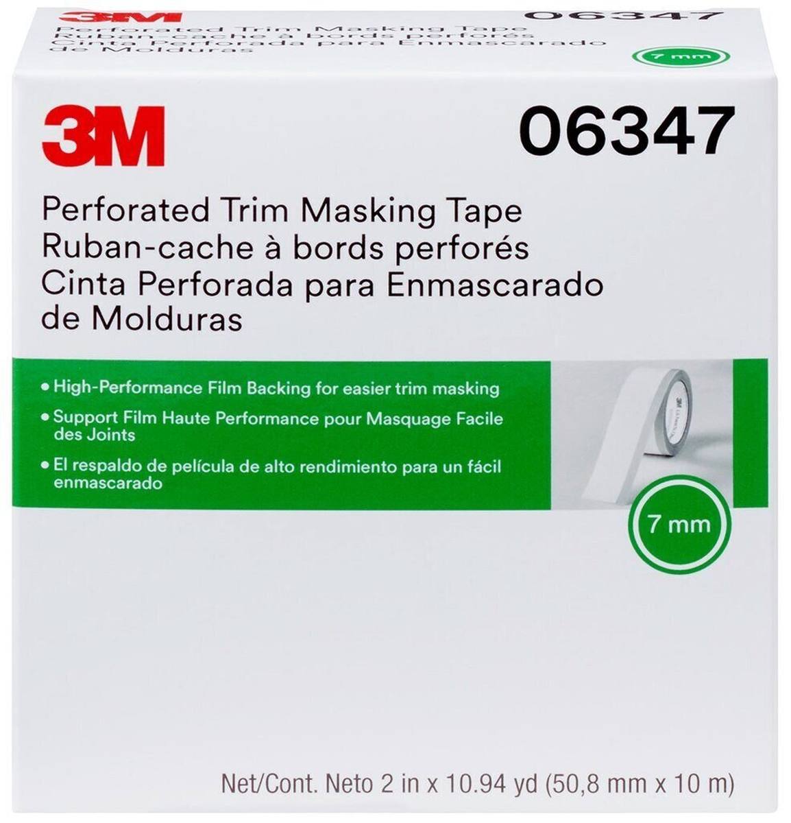 3M Lift 'n Stick masking tape, silver, 50 mm x 10 m, insertion depth: 7 mm #06347