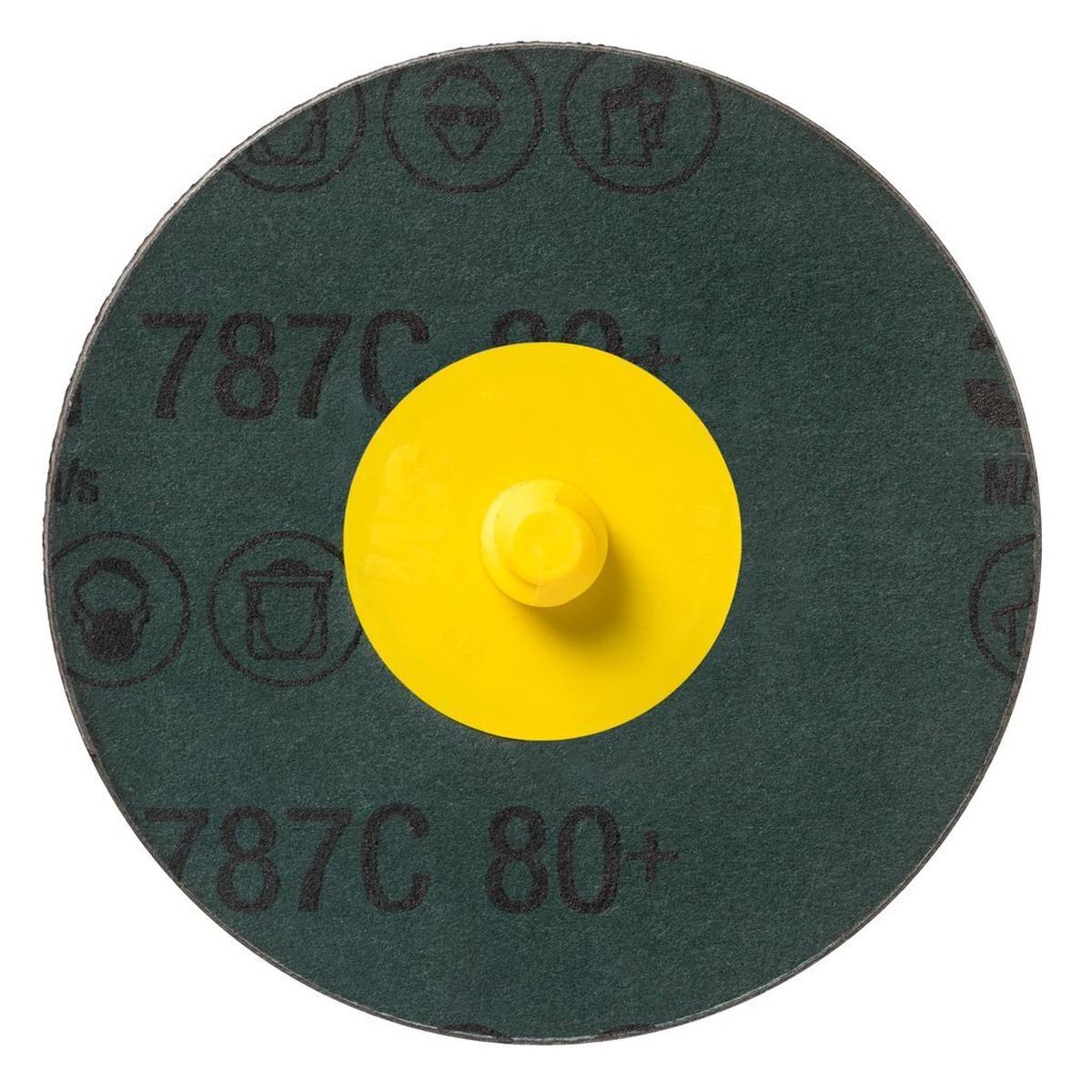 3M Roloc disco de fibra 787C, 76,2 mm, P80