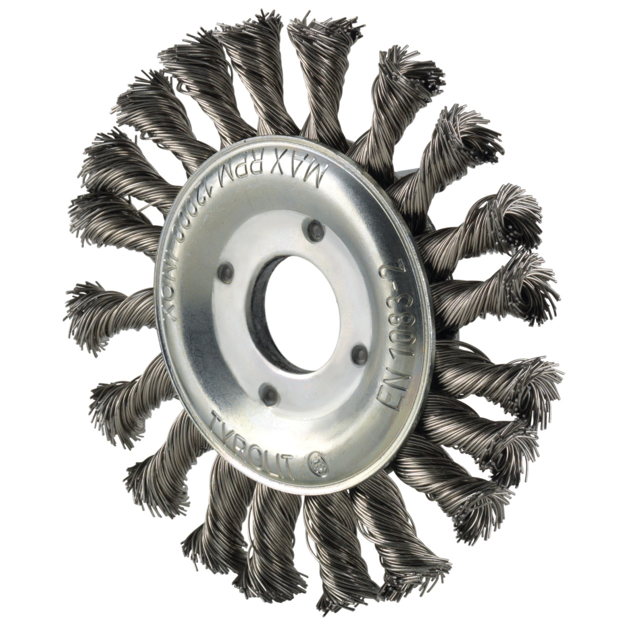 Tyrolit Wheel brushes DxWxLxGE 125x12x25xM14 For stainless steel, shape: 1RDZ - (wheel brush), Art. 34042528