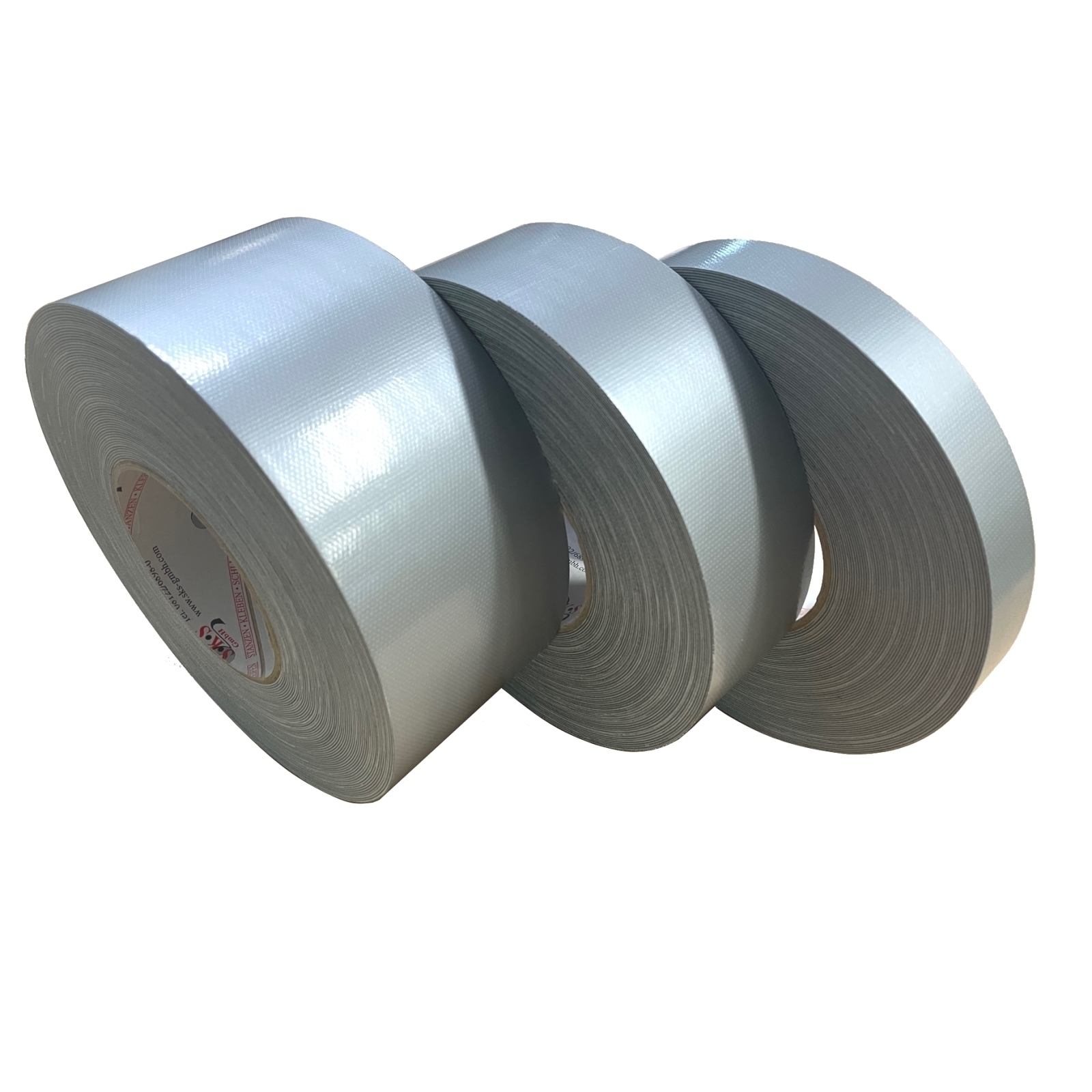 S-K-S 991 Zandstraaltape Stoffen tape, 3-laags op rol, 0,9mm, 300mmx25m zilver