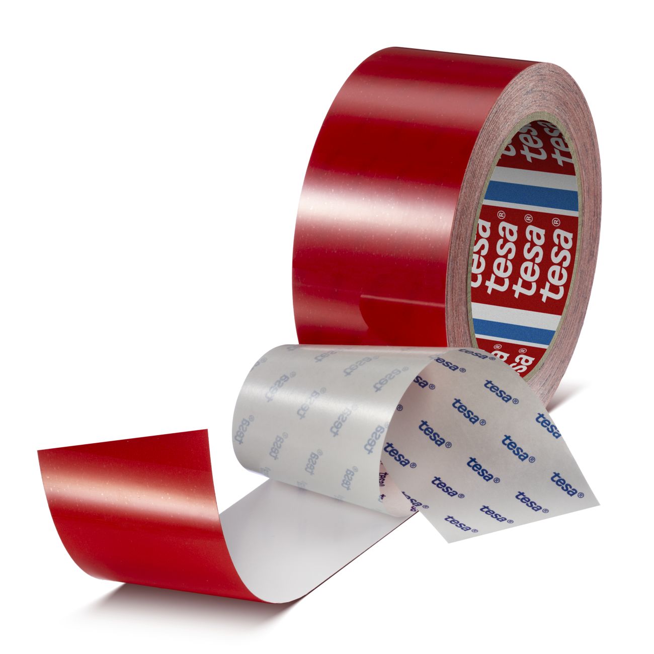 tesa 60960 Durable and scratch-resistant floor marking tape 50mmx20m red